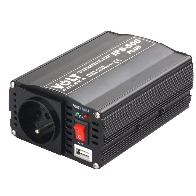 PRZETWORNICA VOLT POLSKA IPS-500 PLUS 24V / 230V 350/500 W PRZETWORNICA VOLT POLSKA IPS-500 PLUS 24V / 230V 350/500 W