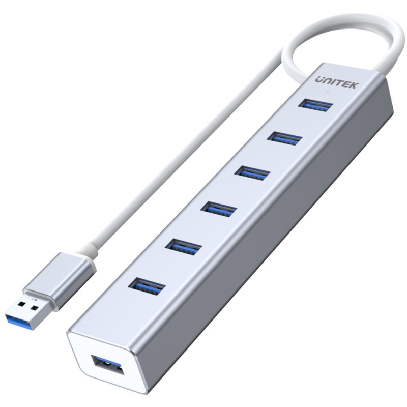 Unitek Y-3090 hub 7x USB 3.0 z zasilaczem Unitek Y-3090 hub 7x USB 3.0 z zasilaczem