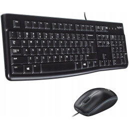 Zestaw przewodowy Logitech MK120 Czarny