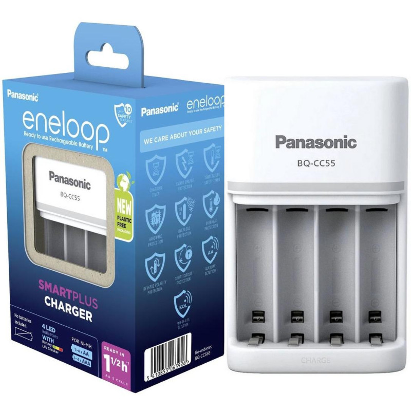 Ładowarka do akumulatorków Ni-MH Panasonic Eneloop BQ-CC55 EKO Ładowarka do akumulatorków Ni-MH Panasonic Eneloop BQ-CC55 EKO