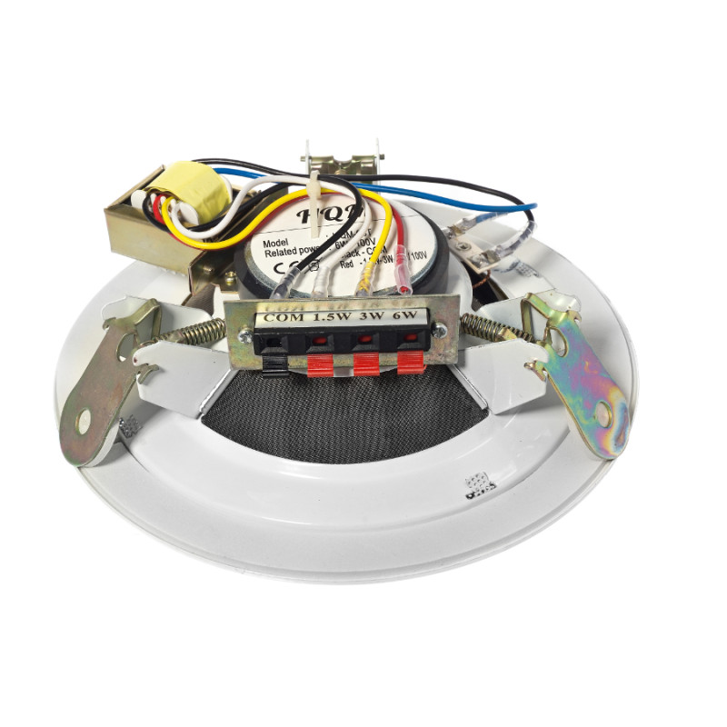 GŁOŚNIK SUFITOWY PA HQM-SO615 6W 100V BIAŁY GŁOŚNIK SUFITOWY PA HQM-SO615 6W 100V BIAŁY