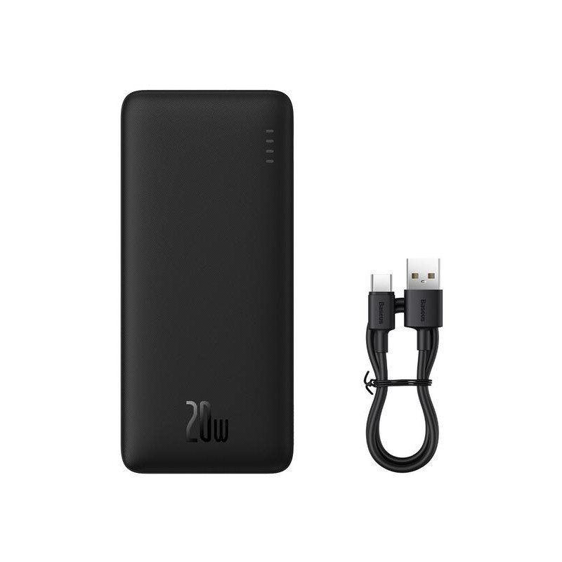 Powerbank Baseus Airpow PPQD090001 10000mAh 20W PD QC 20W USB-A USB-C + kabel Powerbank Baseus Airpow PPQD090001 10000mAh 20W PD QC 20W USB-A USB-C + kabel