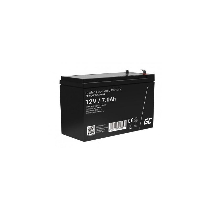 AKUMULATOR AGM Green Cell VRLA 12V 7Ah AKUMULATOR AGM Green Cell VRLA 12V 7Ah