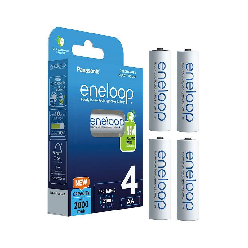 Akumulatorki AA / R6 Panasonic Eneloop 2000mAh BK-3MCDE/4BE (blister 4 szt.) Akumulatorki AA / R6 Panasonic Eneloop 2000mAh BK-3MCDE/4BE (blister 4 szt.)